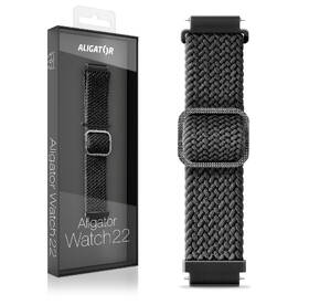 Remienok Aligator 22AW0012, textilné 22mm čierny

 obrázok produktu 1 z 2
