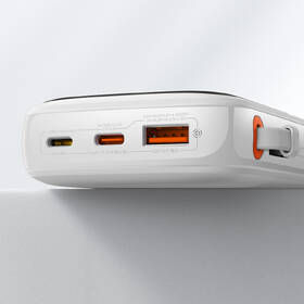 Powerbank Baseus Qpow Pro 10000mAh 22,5W s USB-C káblom biely

 obrázok produktu 7 z 16