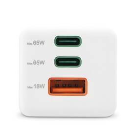 Nabíjačka do siete Hama GaN 2x USB-C + USB-A, PD/QC, 65 W biela

 obrázok produktu 3 z 7