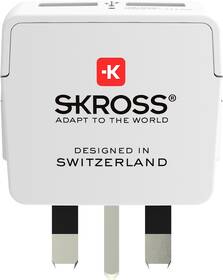 Cestovný adaptér Solight UK, USB A+C, 20W, typ G biely

 obrázok produktu 3 z 4