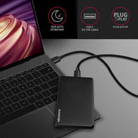 Box na HDD Axagon USB 5Gbps SLIDE box čierny

 obrázok produktu 1 z 5