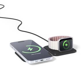 Bezdrôtová nabíjačka Spello by Epico 2v1 Portable Wireless, skladacia čierna

 obrázok produktu 3 z 4