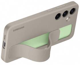 Kryt na mobil Samsung Silicone Grip s poutkem na Galaxy S24+ béžový

 obrázok produktu 4 z 4