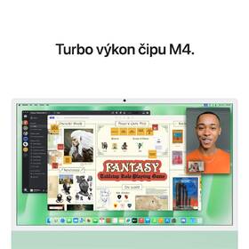 PC all in-one Apple 24" M4 10× CPU 10× GPU, 16 GB, 512 GB - zelený SK 

 obrázok produktu 5 z 8