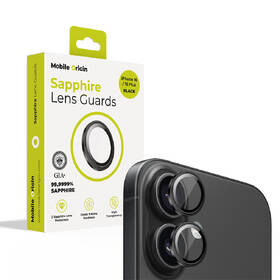 Ochranné sklo šošovky fotoaparátu Mobile Origin Sapphire Lens guards na Apple iPhone 16/16 čierne

 obrázok produktu 7 z 7