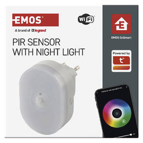 Detektor pohybu EMOS GoSmart, s nočným svetlom, Wi-Fi 

 obrázok produktu 14 z 17