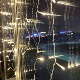 Vianočné osvetlenie ColorWay vnútorné, 100 LED, 3× 0,6m, IP20, USB, teplá biela 

 obrázok produktu 8 z 12