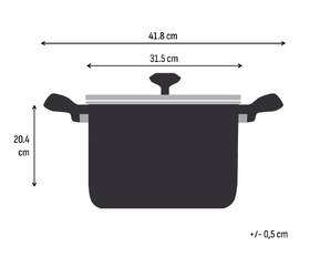 Hrniec s pokrievkou Tefal E3366955 XL, 30 cm nerez

 obrázok produktu 1 z 9
