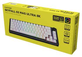 Klávesnica HATOR Skyfall 65 MAG ULTRA 8K, US layout čierna/biela

 obrázok produktu 7 z 7
