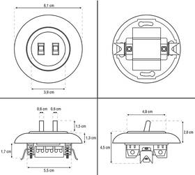 Vypínač Dpm LF0021W biely

 obrázok produktu 3 z 11
