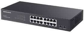 Switch Mercusys MS116GS, 16 port, Gigabit čierny

 obrázok produktu 11 z 13