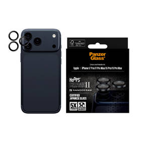 Ochranné sklo šošovky fotoaparátu PanzerGlass HoOps Ceramic II na Apple iPhone 17 Pro/16 Pro/17 Pro Max/16 Pro Max čierne

 obrázok produktu 3 z 5