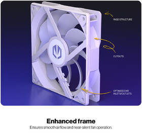 Ventilátor ENDORFY Stratus 120 White PWM ARGB / 120 mm biely

 obrázok produktu 13 z 17