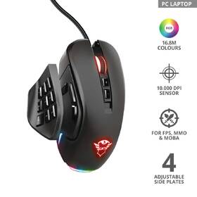 Myš Trust GXT 970 Morfix Customisable Wired čierna

 obrázok produktu 9 z 16