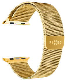 Remienok FIXED Mesh Strap na Apple Watch 42/44/45/49mm zlatý

 obrázok produktu 4 z 5
