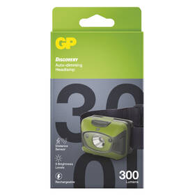Čelovka GP Discovery CHR41, 300 lm sivá/zelená

 obrázok produktu 2 z 2