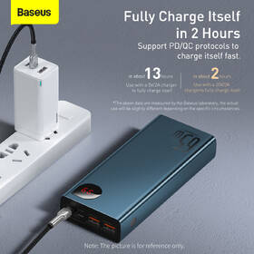 Powerbank Baseus Adaman Metal s digitálnym displejom QC + PD 20000mAh 65W modrý

 obrázok produktu 10 z 12