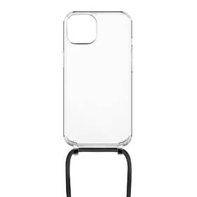 Kryt na mobil FIXED Pure Neck s čiernou šnúrkou na krk pre Apple iPhone 15 Plus priehľadný

 obrázok produktu 1 z 2