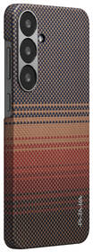 Kryt na mobil Pitaka Tactile Woven, Sunset na Samsung Galaxy S25 čierny/oranžový

 obrázok produktu 1 z 3
