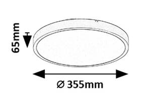 LED stropné svietidlo Rabalux ALENZO 24W, 1500 lm, stmievanie, ovládanie čierne

 obrázok produktu 3 z 4
