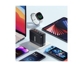 Nabíjačka do siete Essager Multi Charge 100W, 2x USB-C, 2x USB-A čierna

 obrázok produktu 7 z 10