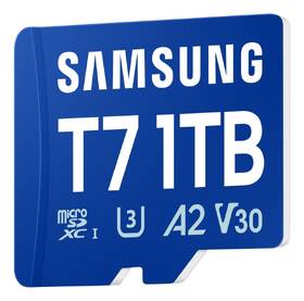 Pamäťová karta Samsung T7 MicroSDXC 1TB UHS-I U3 (170R) modrá

 obrázok produktu 1 z 4