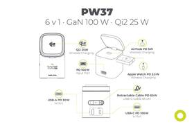 Nabíjačka do siete Mobile Origin 100W, Qi2 25W Foldable Charger PW37, MagSafe čierna

 obrázok produktu 15 z 16