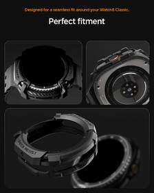 Ochranné puzdro Spigen Rugged Armor na Samsung Galaxy Watch 8 Classic (46mm) čierny

 obrázok produktu 14 z 14