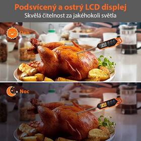 Teplomer do mäsa ThermoPro TP-01H oranžový

 obrázok produktu 4 z 6