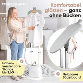 Stojanový naparovač odevov ProfiCare TDC 3128 biely

 obrázok produktu 10 z 12
