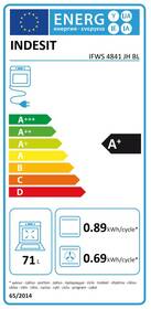 Rúra Indesit IFWS 4841 JH BL čierna farba
