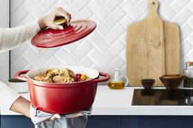 Kastról s pokrievkou Tefal E2544655, 24 cm červený

 obrázok produktu 4 z 8