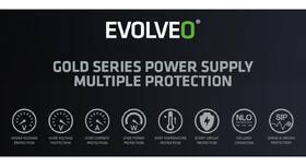 Zdroj Evolveo G1200 Black 1200W 80+ Gold, ATX 3.1 čierny

 obrázok produktu 11 z 15