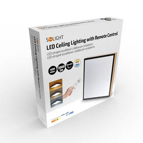 LED stropné svietidlo Solight 3000 lm, 40 W, 45 cm, s diaľkovým ovládaním drevené

 obrázok produktu 9 z 9