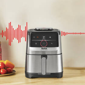 Fritéza teplovzdušná Tefal Easy Fry Smart&Silence EY572DE1, 5 l čierna/nerez

 obrázok produktu 2 z 3