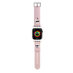 Remienok Karl Lagerfeld Karl and Choupette Head NFT na Apple Watch 38/40/41mm ružový

 obrázok produktu 1 z 2