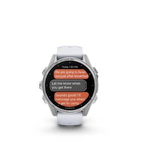 Inteligentné hodinky Garmin fenix 8 43 mm AMOLED - Silver / Whitestone Silicone Band 

 obrázok produktu 6 z 13