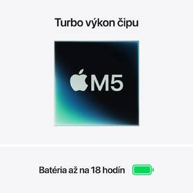 Notebook Apple 13" M5 10× CPU 10× GPU, 16 GB, 1 TB - polnočný SK 

 obrázok produktu 3 z 8