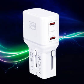 Nabíjačka do siete 3mk InCharge® Globe 45W biely

 obrázok produktu 4 z 9