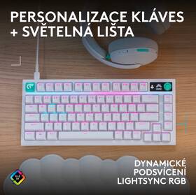 Klávesnica Logitech G316 X 75 - US INT'L layout biela

 obrázok produktu 12 z 16