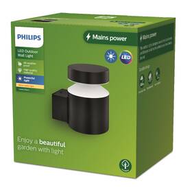 Nástenné svietidlo Philips Laven, 2700 K čierne

 obrázok produktu 4 z 4