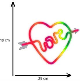 LED dekorácie Manta LOVE HEART NEON 

 obrázok produktu 2 z 4