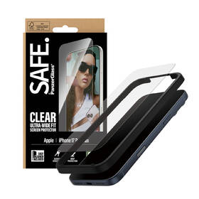 Tvrdené sklo PanzerGlass SAFE na Apple iPhone 17 Pro Max s inštalačným rámčekom 

 obrázok produktu 7 z 8