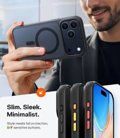 Kryt na mobil Torras Guardian Magnetic na Apple iPhone 17 Pro čierny

 obrázok produktu 3 z 9