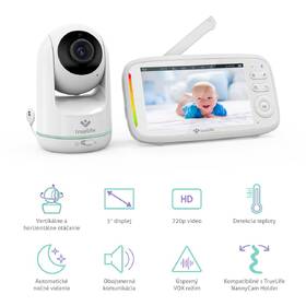 Detská elektronická pestúnka TrueLife NannyCam R5 biela/zelená

 obrázok produktu 4 z 12