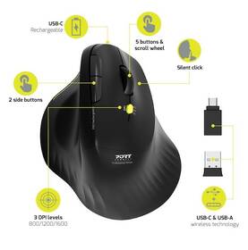 Myš PORT CONNECT Ergo Soft čierna

 obrázok produktu 5 z 9