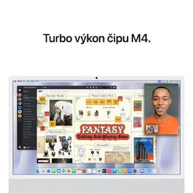 PC all in-one Apple 24" sklo s nanotextúrou M4 10× CPU 10× GPU, 16 GB, 256 GB - strieborný SK 

 obrázok produktu 5 z 8