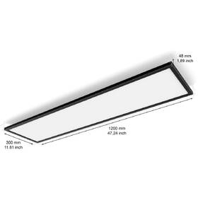 LED stropné svietidlo Philips Aurelle Panel, 120x30 cm čierne

 obrázok produktu 1 z 8