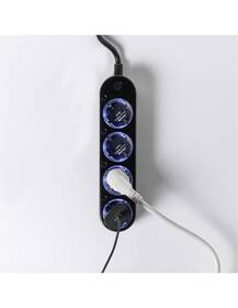 Kábel predlžovací Shelly Powerstrip 4,4x zásuvka s meraním spotreby, Wi-Fi čierny

 obrázok produktu 3 z 6
