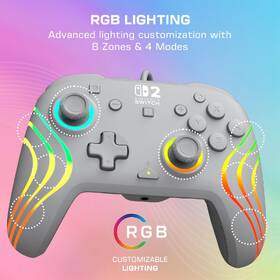 Gamepad Turtle Beach Afterglow Wave Wired RGB, NS2 sivý

 obrázok produktu 10 z 14
